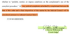 July 28, 2025 Wilkinson Order signed by J. Harviue Wilkinson III
